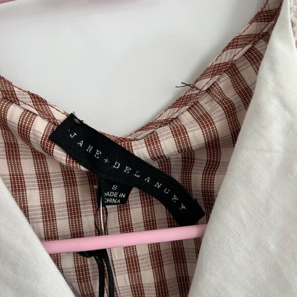 NEW Jane + Delancey Lace Flower Collar Vintage Style Midi Dress - Picture 6 of 6